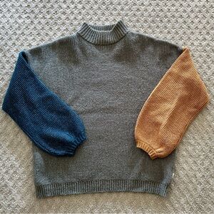Brixton color block sweater